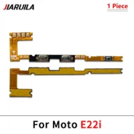 Power On Off Volume Button Key Flex Cable For Motorola Moto E20 E30 E40 E13 E14 E15 E22 E22i E23 E32 E32s