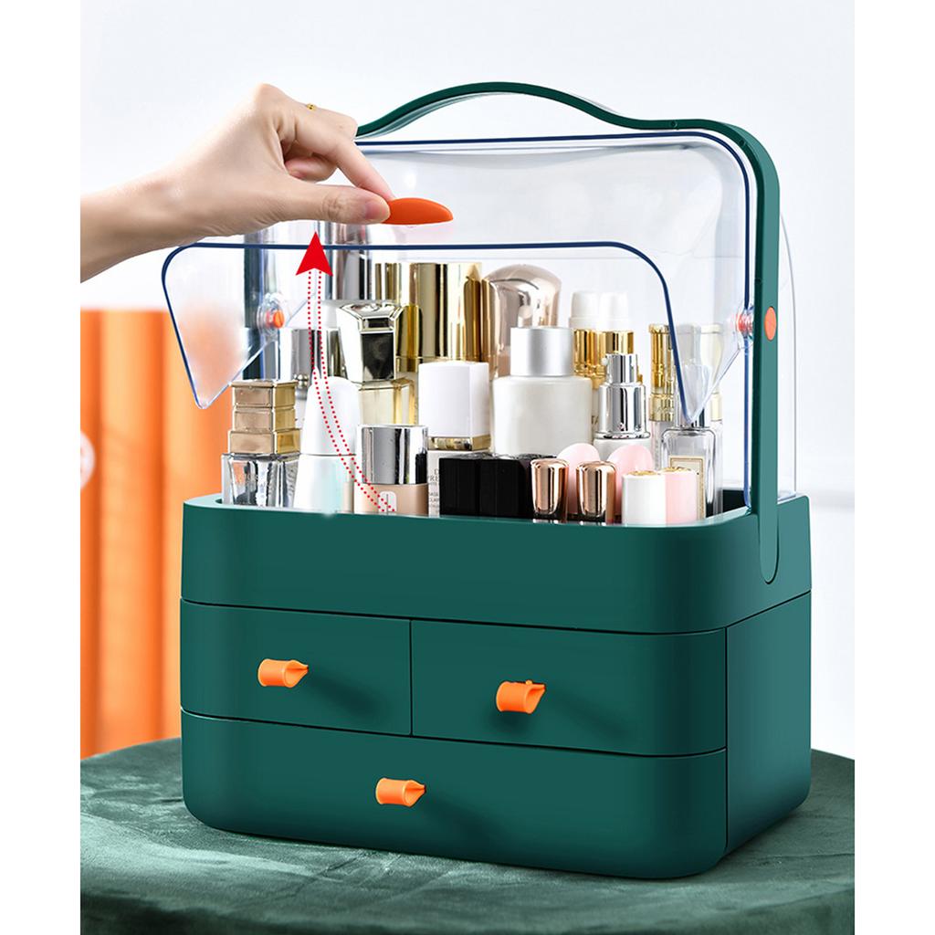 Kosmetik-Organizer mit viel Platz zur Aufbewahrung verschiedener Kosmetik-Accessoires für Beauty-Enthusiasten und Make-up-Künstler
