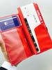 Skimming Block Passport Case R Valuables Storage Skimming Prevention 20 cm Red [Concise] Leather-like 0.062kg