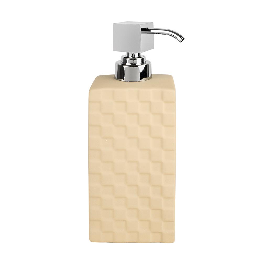 AWD INTERIOR Muse 1653 sand stoneware soap dispenser