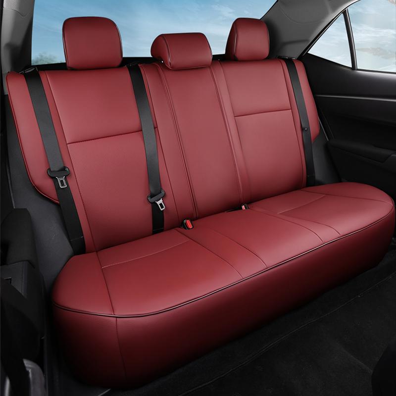 Premium Car Seat Covers For Toyota Corolla 2014 2015 2016 2017 2018 Protector Seat Cushion Waterproof Leather  Automotive Parts