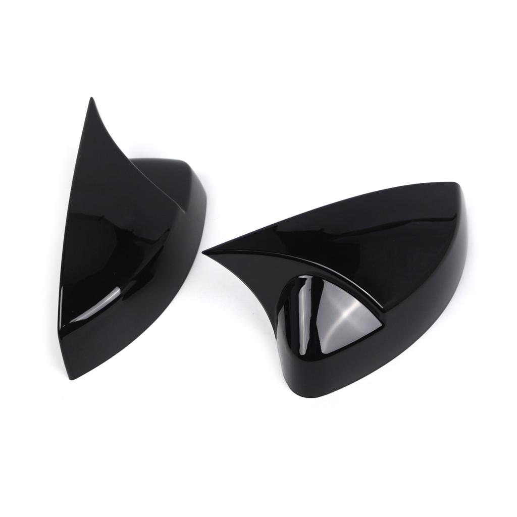 Side Glass Cover Plastic Wing Glass Caps 8V0857527 8V0857528 Replacement Side Glass Casings Suitable for German Vehicles