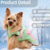 Dog Jacket with Harness Winter Dogs Clothes for Small Medium Pets Outdoor Waterproof Puppy Coat Yorkshire Chihuahua Pug Outfits