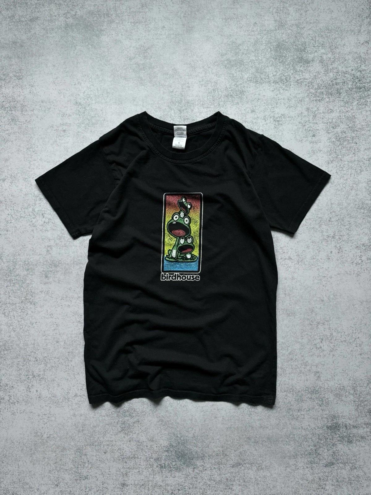 Vintage Y2K Birdhouse Tony Hawk Skateboards T-shirt Mens Sz S Hook-Ups Pornstar S