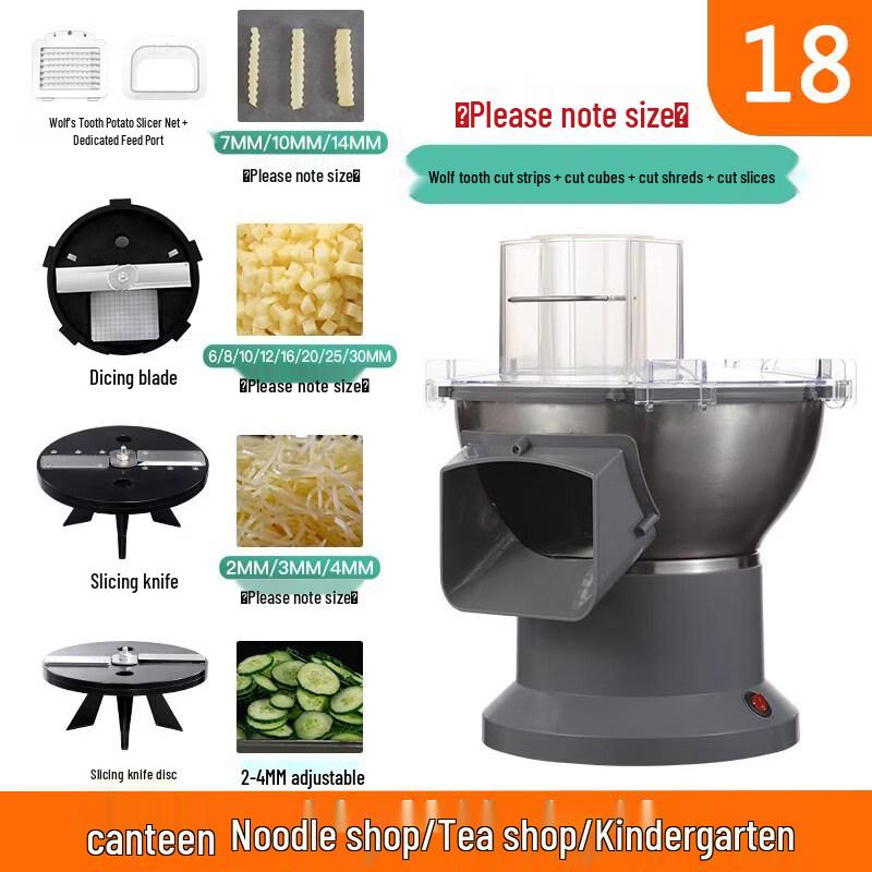 Aokewen 4-in-1 Electric Food Dicer & Slicer