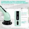 Rechargeable Electric Scrubber 3 9 Heads Powerful Motor Metal Gears Extendable Rod for Bath Kitchen Car Multi-Use