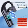 Wireless Bluetooth Ear-hook Earbuds with Digital Display - Waterproof, Sweatproof, Ultra-long Battery Life