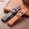 Quick Release Soft Genuine Leather Strap Head Layer Cowhide Watchband 18/19/20/21/22/24mm for Omega Business Men's Bracelet Belt
