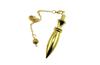 Speed Mao Dowsing Pendulum for Fortune Telling Karnak-Style Pendant, Gold, [Used]