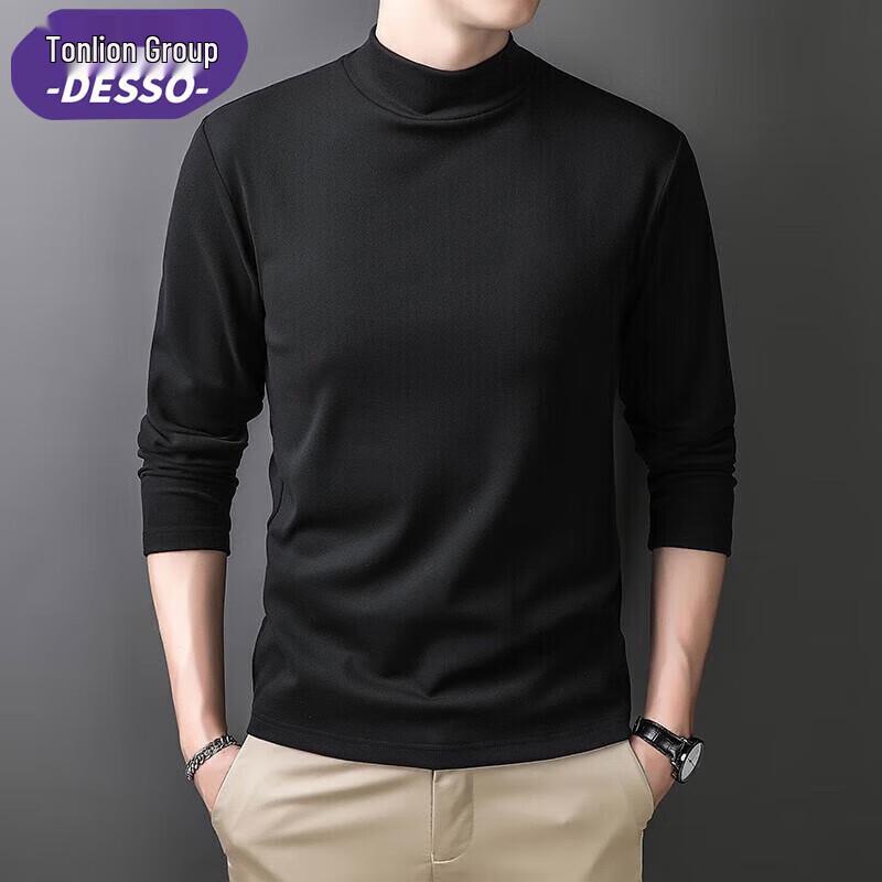 DESSO Men s Double-Sided Fleece Long Sleeve T-Shirt 5XL