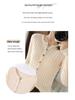 Women's Ribbed V-Neck Knitted Cardigan - Loose Thin Plus Size Sweater Coat