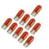 50pcs Side Indicator Capless Lamp Amber Orange LED Car Light Bulbs 501 T10 W5W