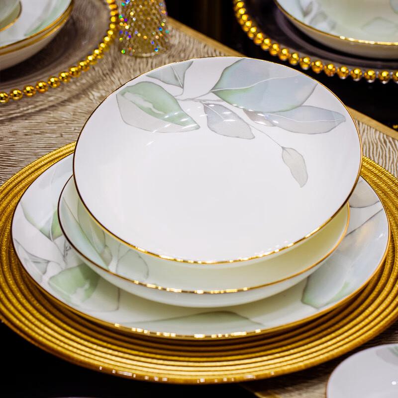 LISM 60-teiliges Keramik-Geschirrset im europäischen Stil