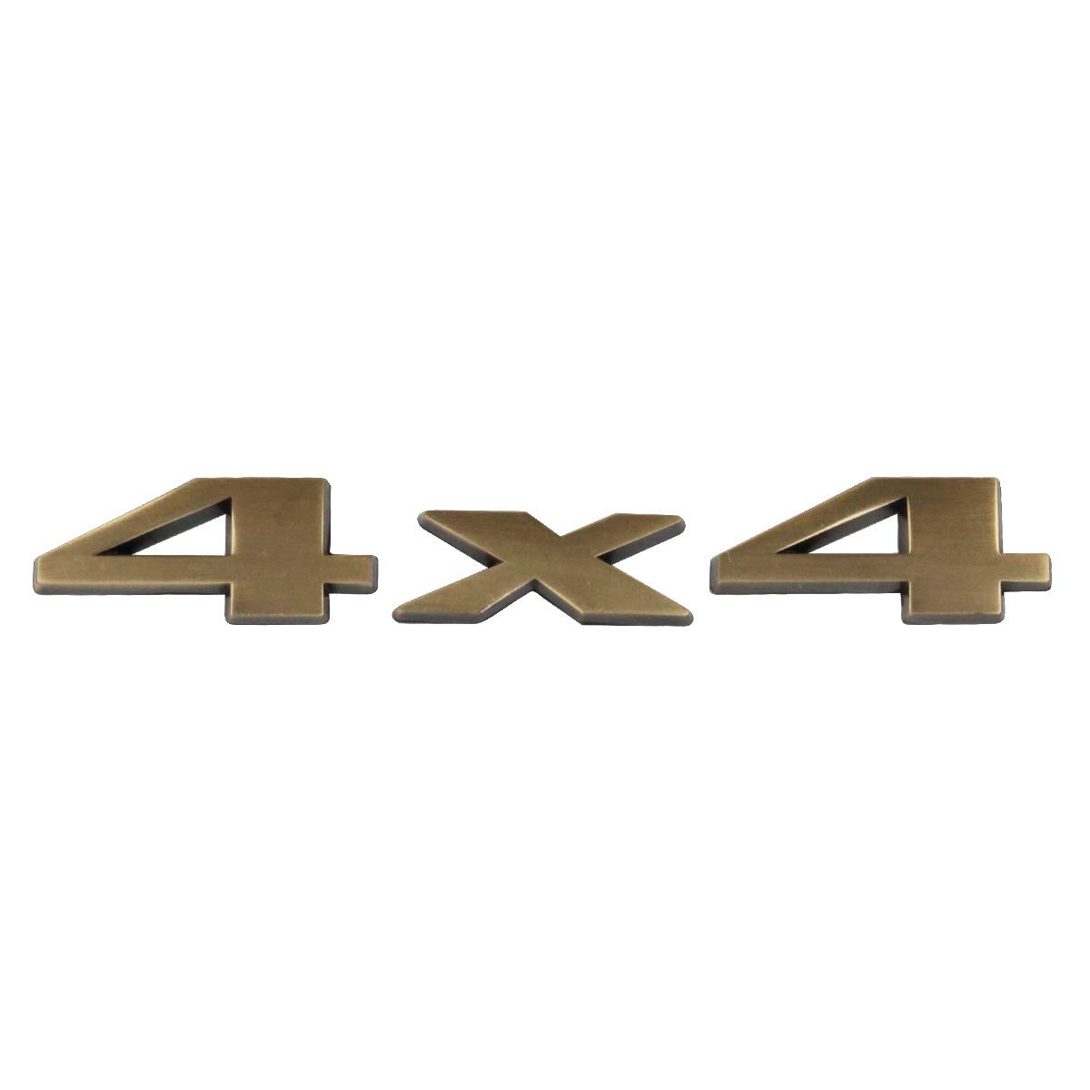 

Negesu 4x4 Emblem 3D Sticker бронзовый