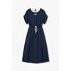 VOV String Band Roll Up Short Sleeve Dress 7124337101