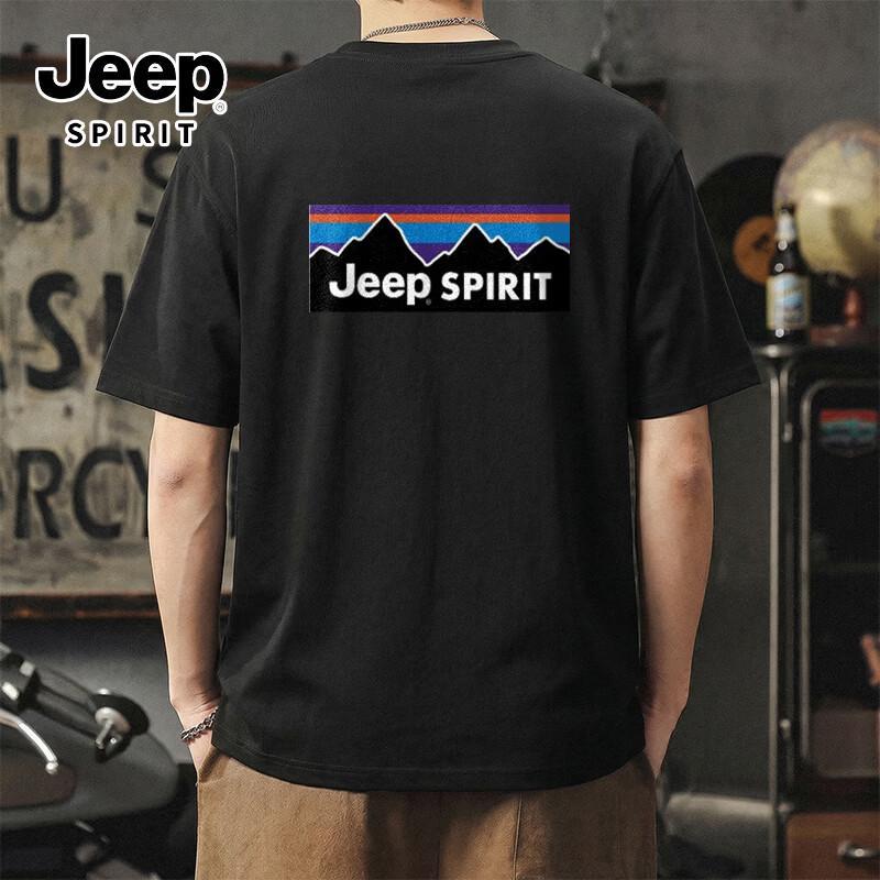 

JEEP SPIRIT Men s Spring Cotton Short Sleeve T-Shirt M