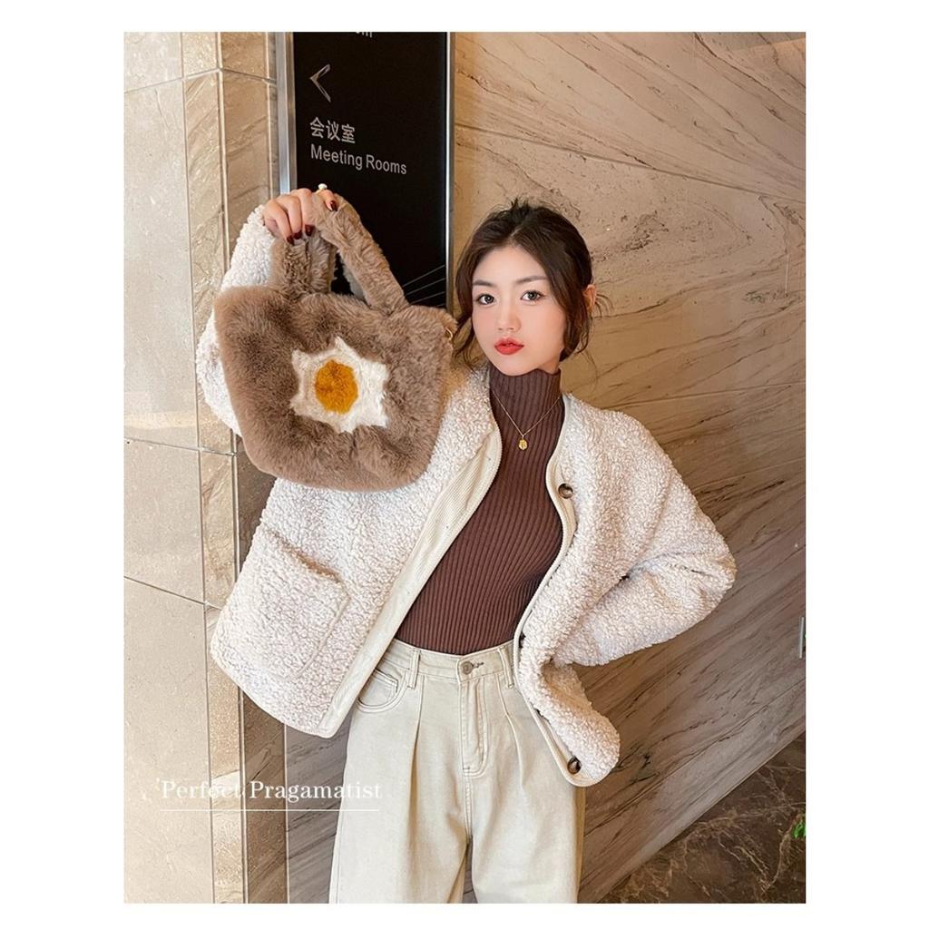 Half Height Collar Vertical Striped Sweater Base Shirt, Women's Spring and Autumn Long Sleeved Top, Inner Knit Sweater