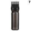 Shampoo Brush Empty Hair Shampoo Bottle With Comb Teeth Salon Treatment Oil Perm Dye Bottle Color Plastic Dry Cleaning Bottle