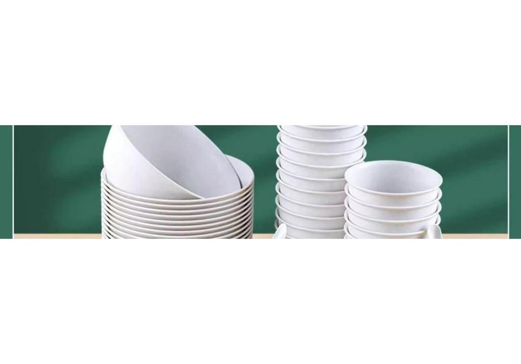 Eco-Friendly Rice Husk Tableware Set: Includes Bowl, Chopsticks, Dinner Plate, Dish, and Paper Plate.