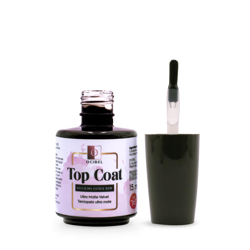 Top Coat Finition Velours Ultra Mat Sans HEMA / DI-HEMA UV / LED - 15ml