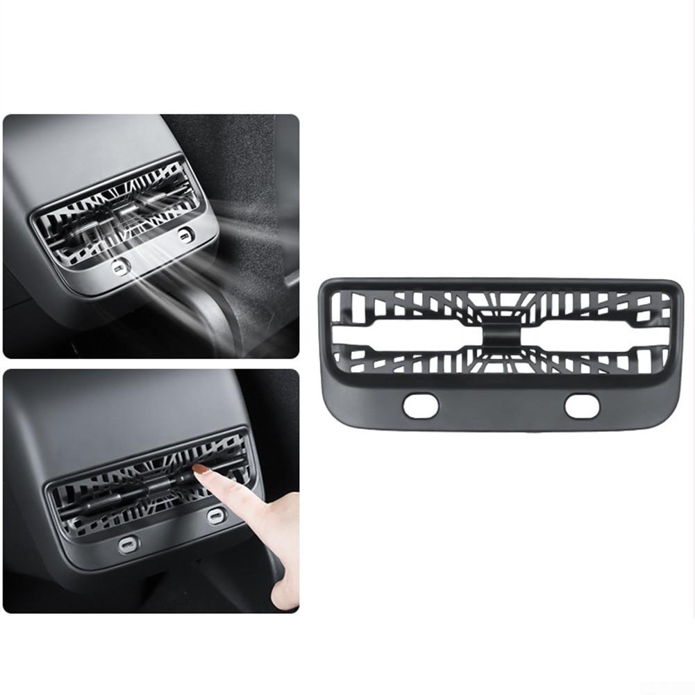 1 Stück hinterer Lüftungsauslass, 1 Stück, 1 x Zubehör, schwarz