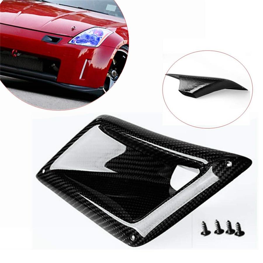

Carbon Fiber Look Bumper Side Air Vent Cover For 2003-09 Nissan 350Z All Models