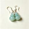 Emerald Jade Gourd Inlaid Hook Earrings – Retro Chinese Style for Women