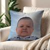 Funny HHasbulla MMagomedovS cushion cover For Pillow Printing Sofa Decoration Home Room Coffee Shop Office Nordic Simplicity