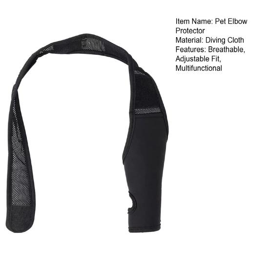 Dog Elbow Protector Elbow And Shoulder Support Wrap Injury Recovery Dog Knee Leg Sleeve for Arthritis Dysplasia Shoulder Dislocation Pressure Sores