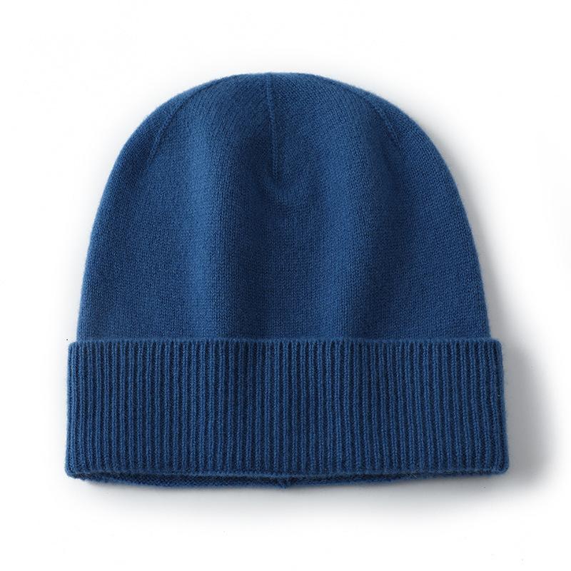 Meier Reine Schurwolle Unisex Strickmütze, warme lockere Beanie, Gehörschutz und warme Mütze