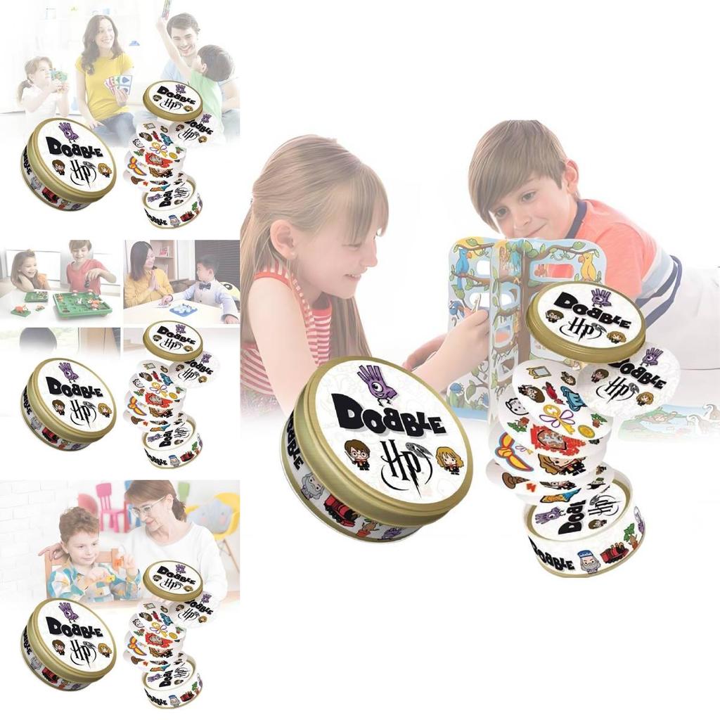 Spot It Rodinná karetní hra Zábava pro všechny věkové kategorie Poutavá vizuální párovací hra pro děti