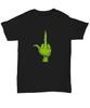 Grinch Middle Finger Shirt, Funny Novelty T-Shirt, Black Unisex, Holiday Tee, Ga