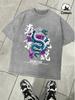 Legend Of The Tokyo Dragon Prints Washed TShirts Mens Oversized Cotton T Shirts Summer ONeck Distressed Tops Basic Clothes