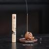 Purple Clay Golden Toad Incense Burner - Indoor Zen Tabletop Aroma Holder