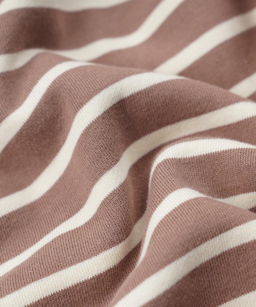 FRIZMWORKS Loop Patch Stripe Tee _ Mocha