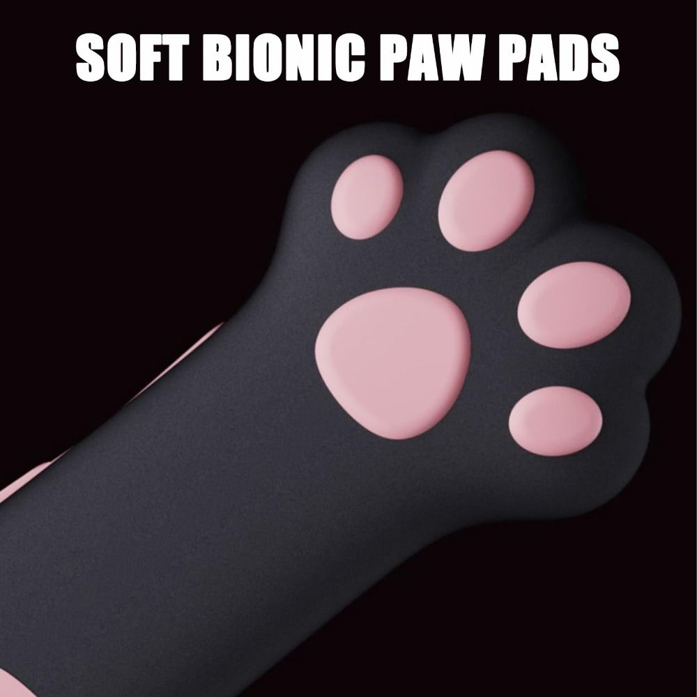 Portable Plastic Cat Paw Box Cutter Cartoon School Office Supplies Paper Cutting Tool Cat Box Paper Cutter
