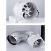 Pipe Exhaust Fan Duct Ceiling Air Ventilation Blower Booster Window Exhaustor Toilet Kitchen Vent Fan Duct Fan Low Noise