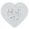 Heart Silicone Molds Love Heart Rose Flower Fondant Mold Relief Flower Mold Cake Decorating Tools Cupcake Topper Candy Chocolate Gumpaste Mold