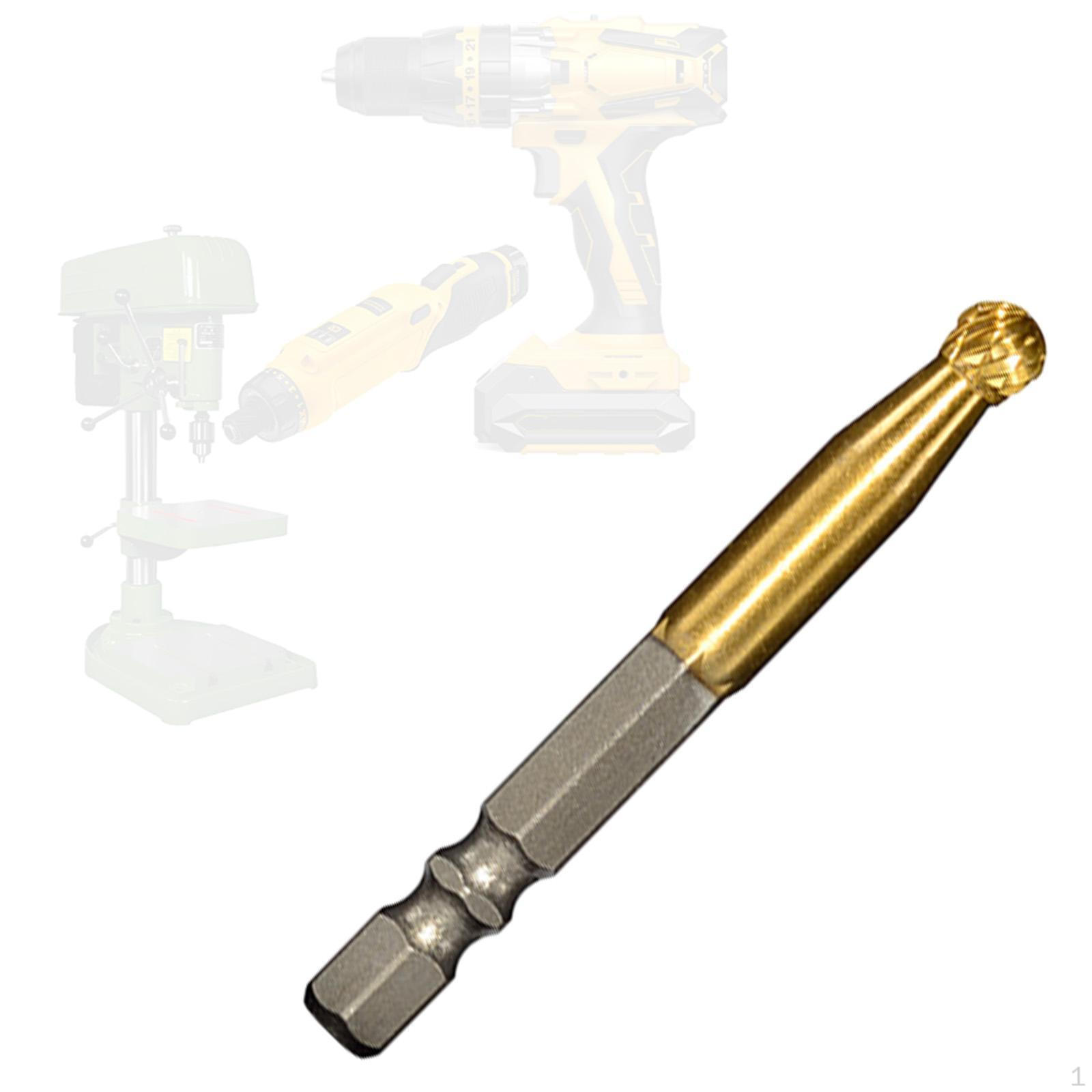 

Карбидный вращающийся борфрезный инструмент 1/4 с шестигранным хвостовиком для шлифовальной машины с двойной насечкой для резьбы Style A