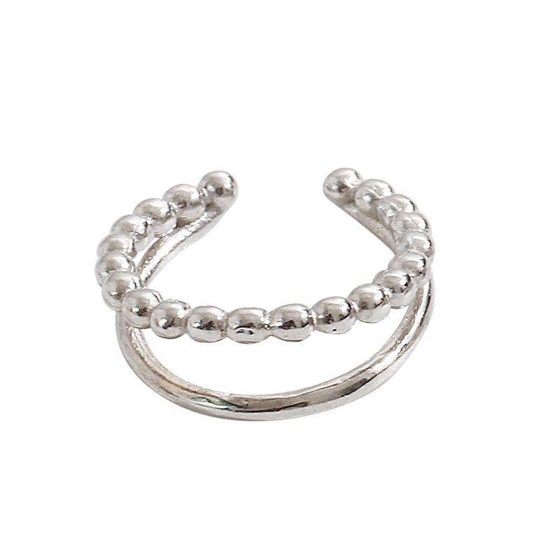 Korean Style Irregular Shiny Gear Ear Cuff, No Piercing Needed, Versatile and Chic for Autumn