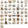 50Pcs Life Stickers, Pet Home Stickers For Water Bottles, Laptop, Phone, Scrapbook Aesthetic Sticker For Journal, Daily Planner