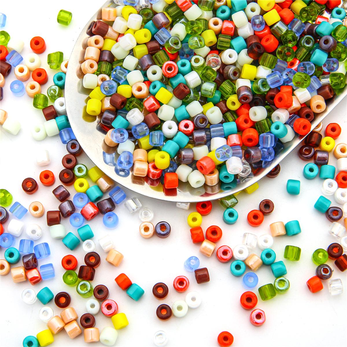 

30 г, 150 шт./пакет, 5x4 мм, цилиндрическая форма, чешские стеклянные бусины для самостоятельного изготовления ювелирных изделий, аксессуары