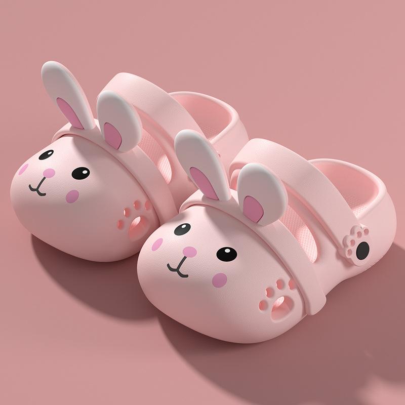 

Классные тапочки женские милые тапочки с кроликом сумка голова толстая подошва девушка сердце пляжные сандалии 14cm