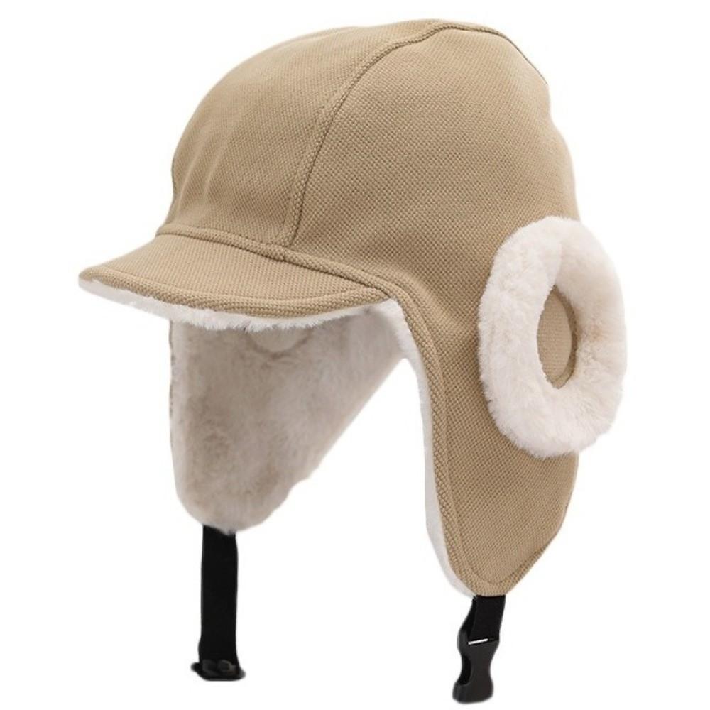 Ear Protection Bomber Hat Plush Ski Earflap Bonnet Fashion Lei Feng Hat  for Men Women