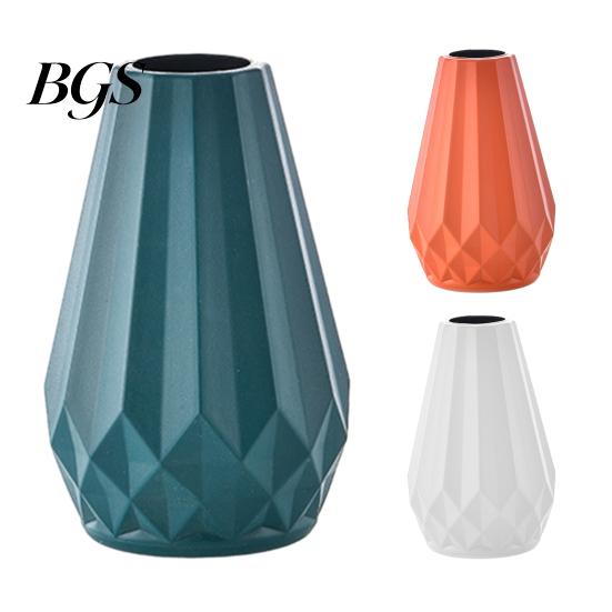 Modern Vase Flower Geometric Design Holder Smooth Surface Floral Stylish Nordic for Table Home Decoration