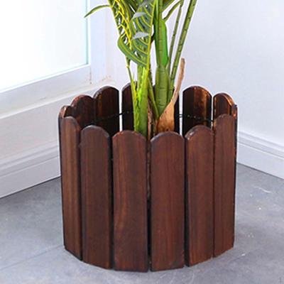 Charming Wooden Garden Border for Pathways And Plant Beds