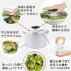[.co.jp Exclusive] OXO Salad Spinner, Vegetable Drainer, Straight Type, Serves 2-3, Suitable for Single Use, 20.5 X 20.5 X 12cm (Dishwasher Safe, Bask