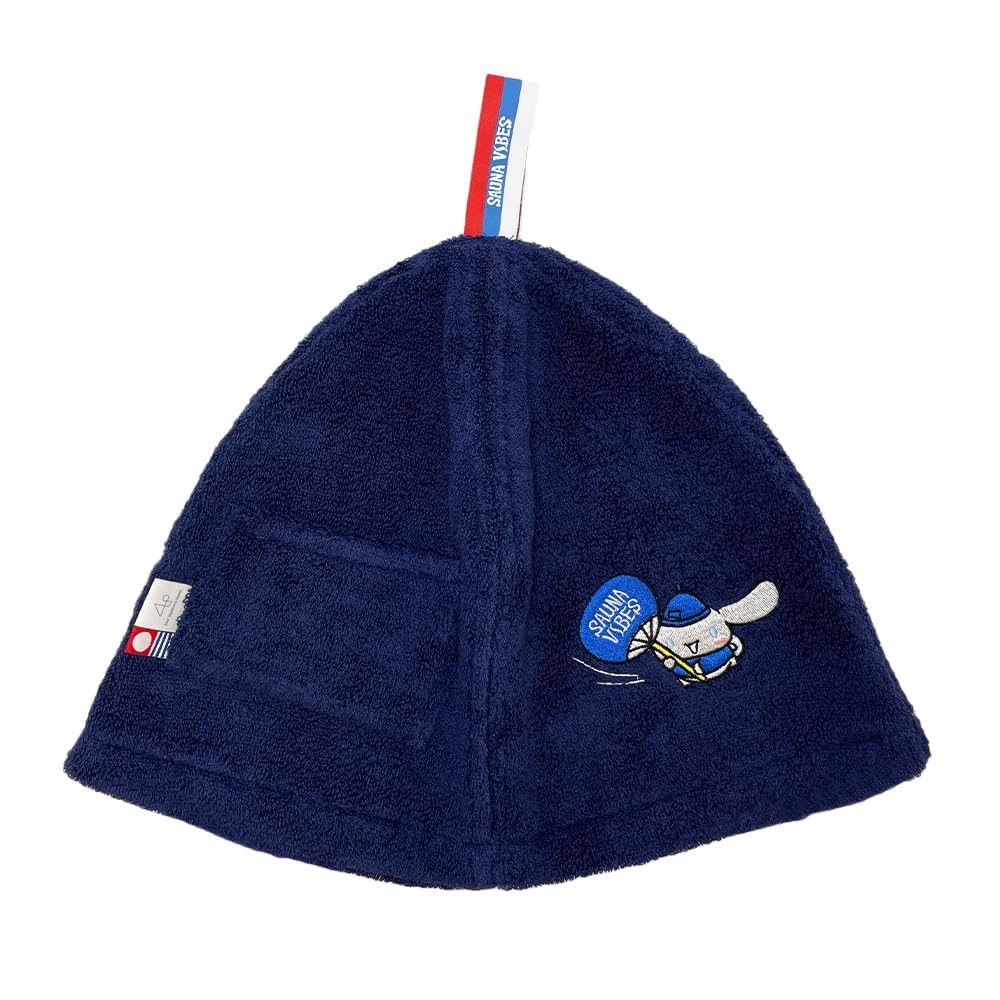 Sauna Hat Sanrio Characters Sauna Vibes Collaboration Popular with Women Prevents Hot Flashes Prevents Hair Damage Includes Key Pocket Imabari Towel