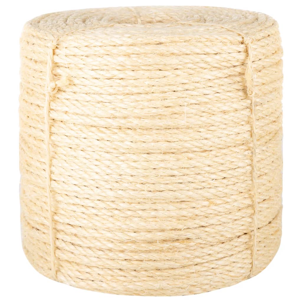 Vidaxl Sznur, Sizal 100%, 6 Mm, 25 M