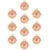 10Pcs Tin Alloy Electroplated Hollow Bells Delicate Christmas Decoration DIY Craft Bell Keychain Pendant Decorative Wreaths Home